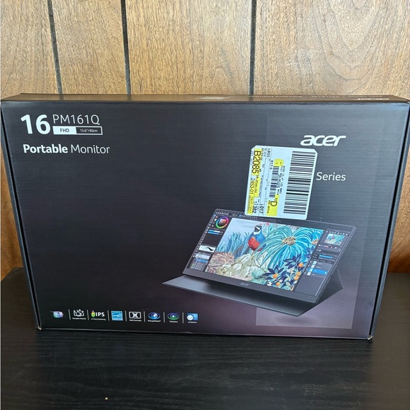 Acer Black Portable Monitor with FHD Display